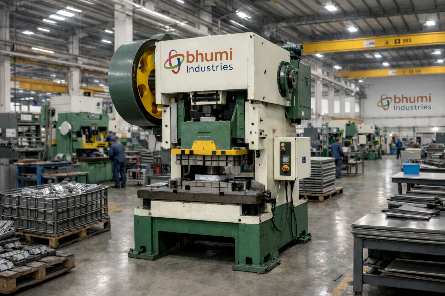 Bhumi Industries power press machine